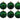 Baubles PVC: 10cm | Dark Green