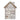 House: 30cm | Brown & Beige with Chimney & Windows