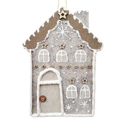 House: 30cm | Brown & Beige with Chimney & Windows