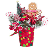 Gingerbread Ornament: 40cm(H) | Man in Bucket