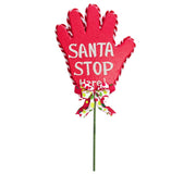 Pick: 30cm | Hand with Santa Stop Here
