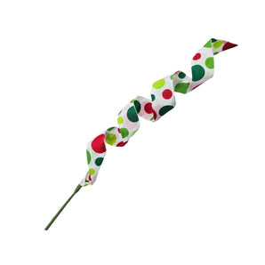 Pick: 55cm | Colourful dots Twirl Ribbon