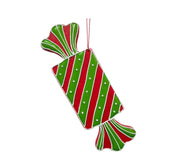 Square Candy: 33cm | Red & Lime