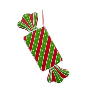 Square Candy: 33cm | Red & Lime