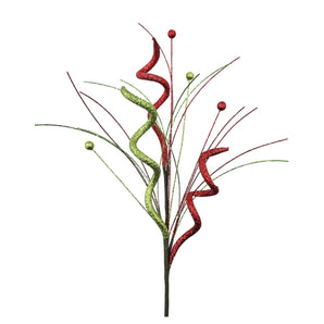 Pick: 60cm | Lime & Red Swirl