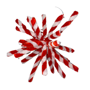 Pypskoonmaker: 10cm(L) x 8mm(B) | Rooi en wit