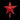 Tree Topper: 30cm(H) x 25cm(W) | Star | Red