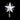 Tree Topper: 30cm(H) x 22cm(W) | Silver star | Pure White
