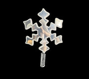 Tree Topper: 34cm(H) | Mirrors | Triangular Snowflake
