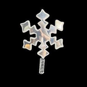 Tree Topper: 34cm(H) | Mirrors | Triangular Snowflake