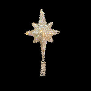 Tree Topper: 35cm(H) | Bethlehem Star | Champagne