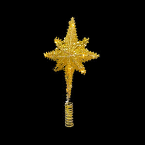 Tree Topper: 35cm(H) | Bethlehem Star | Gold