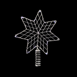 Tree Topper: 35cm(H) | Star | Silver