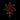 Tree Topper: 33cm(H) | Star | Red
