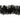 Tinsel garland: 2m(L) x 15cm(W) | Black