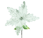 Poinsettia : 30cm | Silwer 