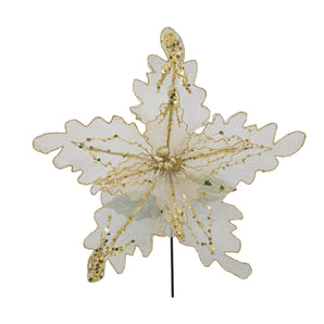 Poinsettia: 45cm | Gold