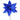 Poinsettias: 28cm | Blue | 5 pack