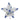 Poinsettia: 45cm | White Chiffon with Blue glitter Berries