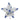 Poinsettia: 45cm | White Chiffon with Blue glitter Berries