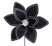Poinsettia: 30cm | Black velvet
