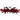 Candle Holder: 88cm | Red Spike Berries | 3-arm candle holder