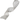 Ribbon: 5m (L) x 6.2cm (W) | Silver | Stretchable