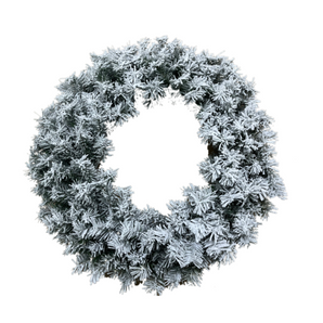 Snowy Alaskan Wreath: 76cm