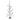 Table Décor: 55cm(H) Silver Crystal tree