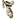 Hanging Bells & Pine cones string: 70cm(L) | White