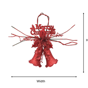 Bells: 40cm(L) x 28cm(W) | Red