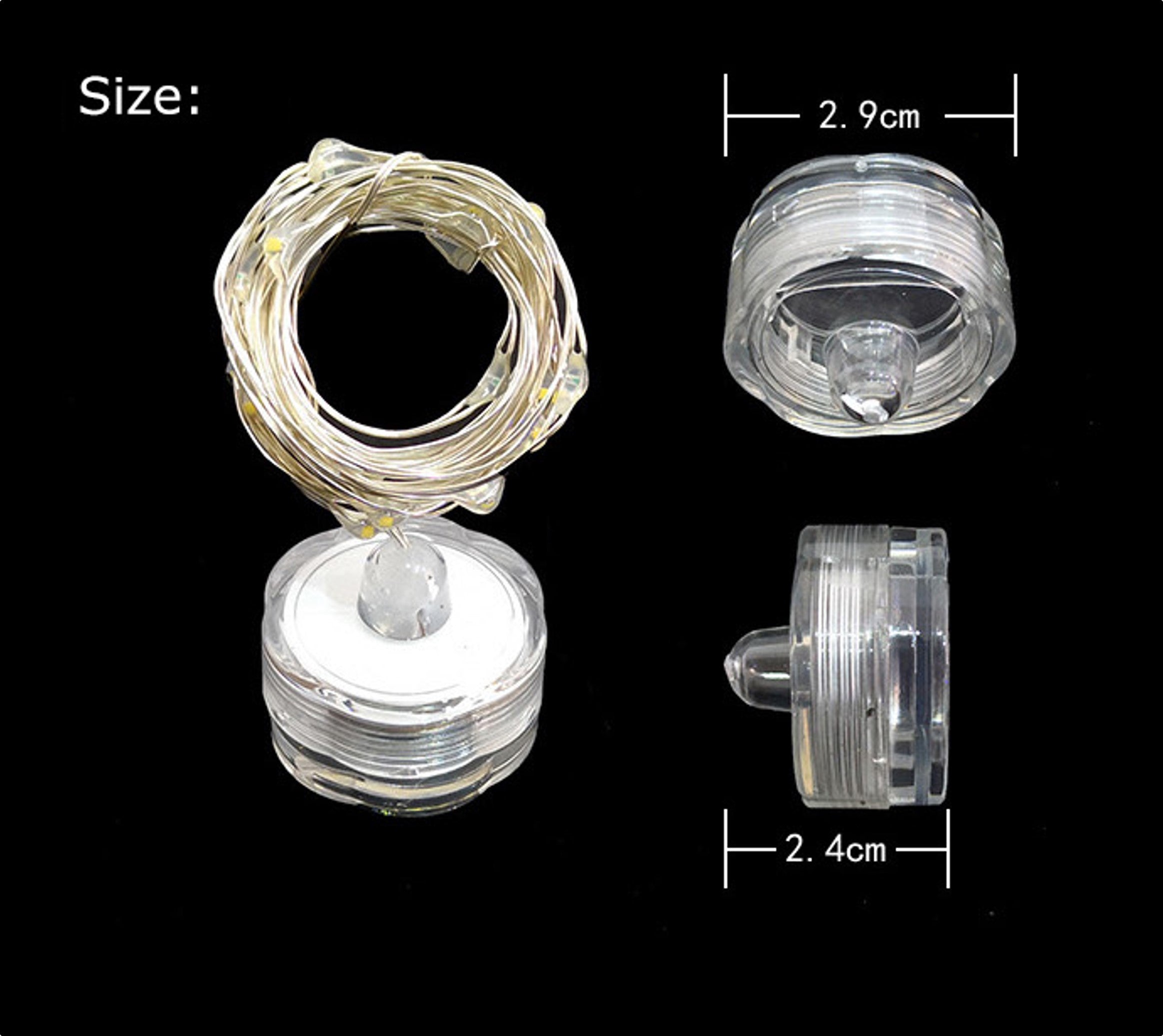 Wire Tree Tea Light Copper Wire Tea Lights: 2m Warm White | Twinpack – Santa's Warehouse