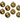 Bauble PVC: 8cm | Gold