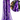 Tinsel rain: 50cm(L) x 20cm(W) | Purple