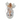 Fairy: 14cm(H) | White with feather wings | Glass bauble
